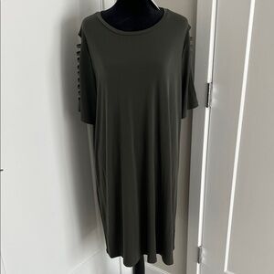 Michael Kors Ivy Green Dress NWT 1X